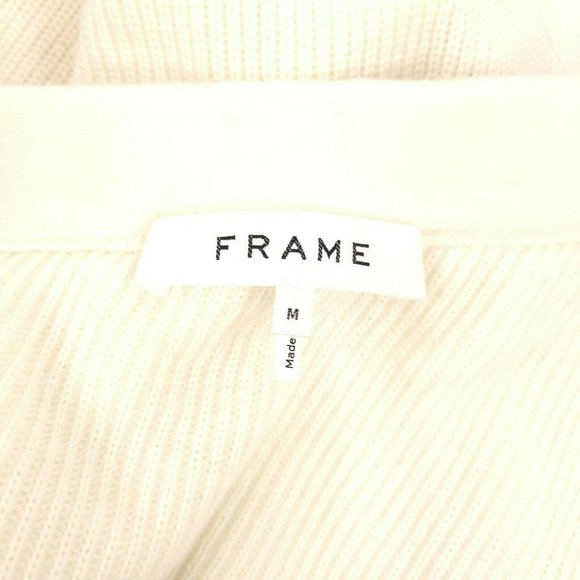 Frame Ruffle One Shoulder Wool Blend Sweater Women - Picture 6 of 10